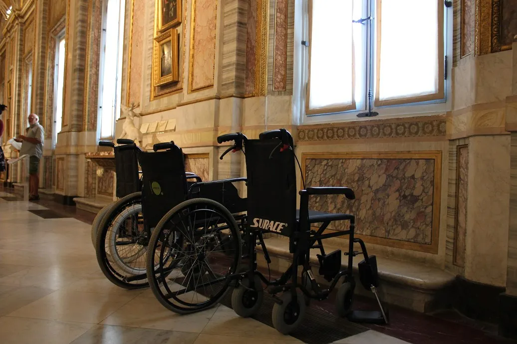 Accessible entrance to Galleria Borghese in Rome