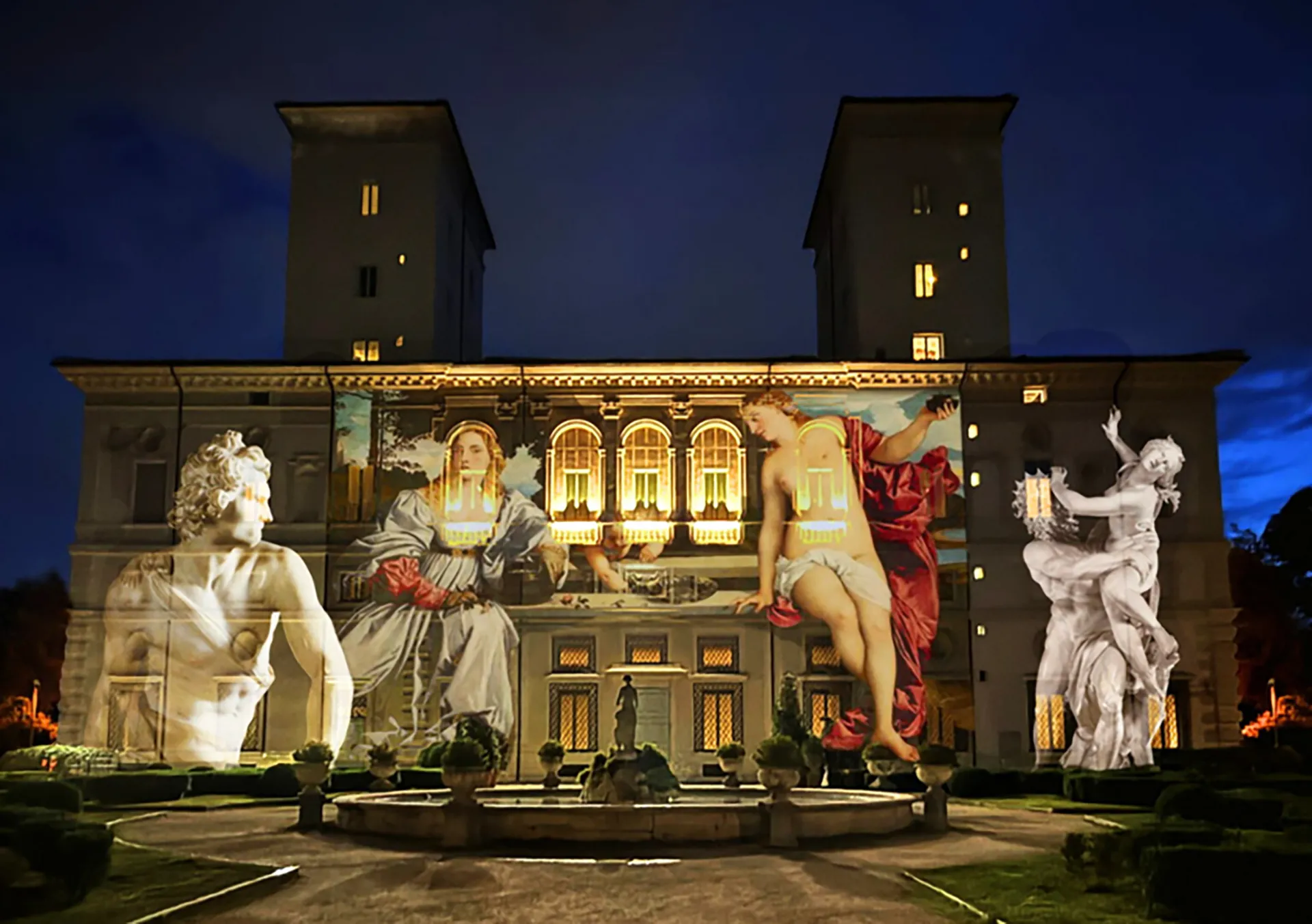 Art exhibition at Galleria Borghese in Rome