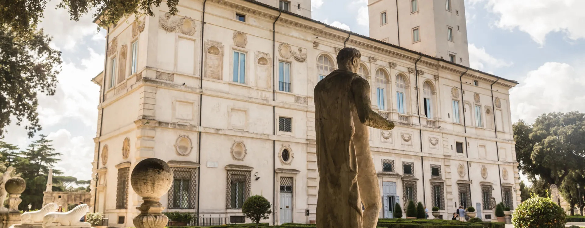Aerial View of the Galleria Borghese