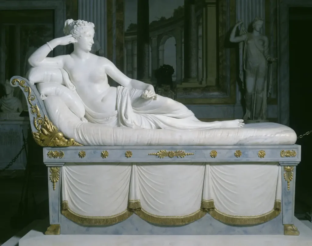 Bernini’s Apollo and Daphne inside the Galleria Borghese
