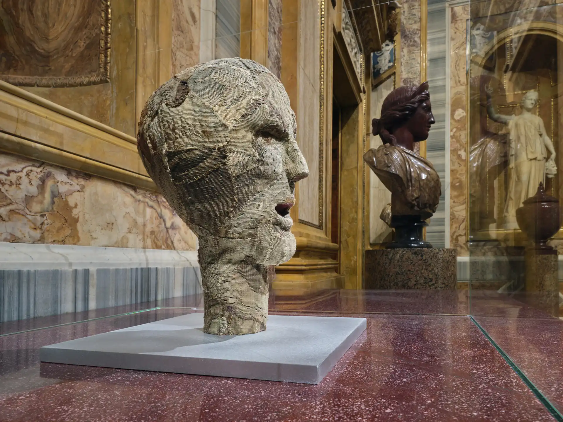 Borghese Gallery Interior with Artworks